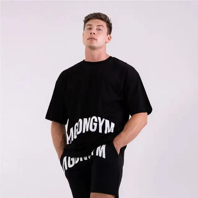Loose Casual T-shirt Men Cotton Short Sve Shirt