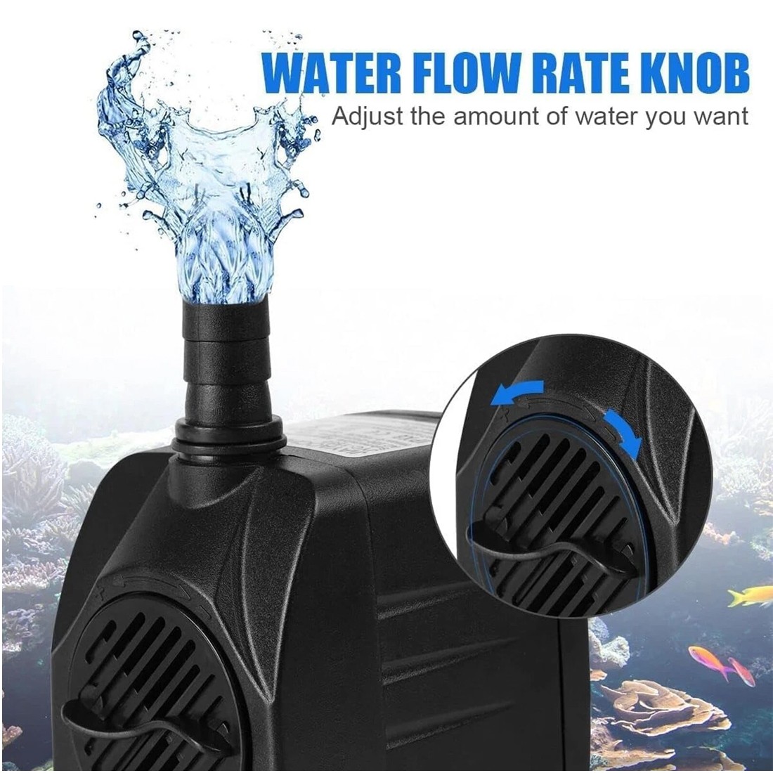 Water Pump Feature Fountain Outdoor Garden Fish Pond Submersible Aquarium — image 4