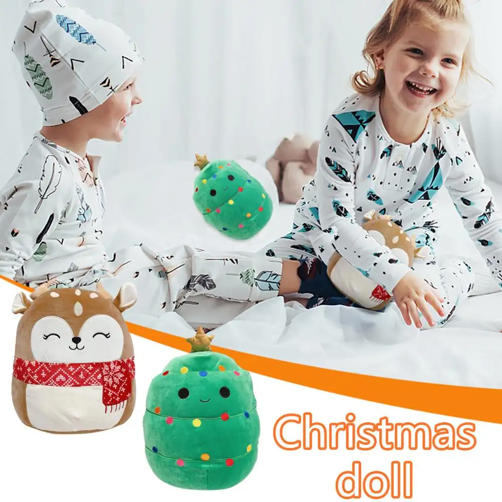 Home Decoration Christmas Doll Elk Fawn Plush Toy