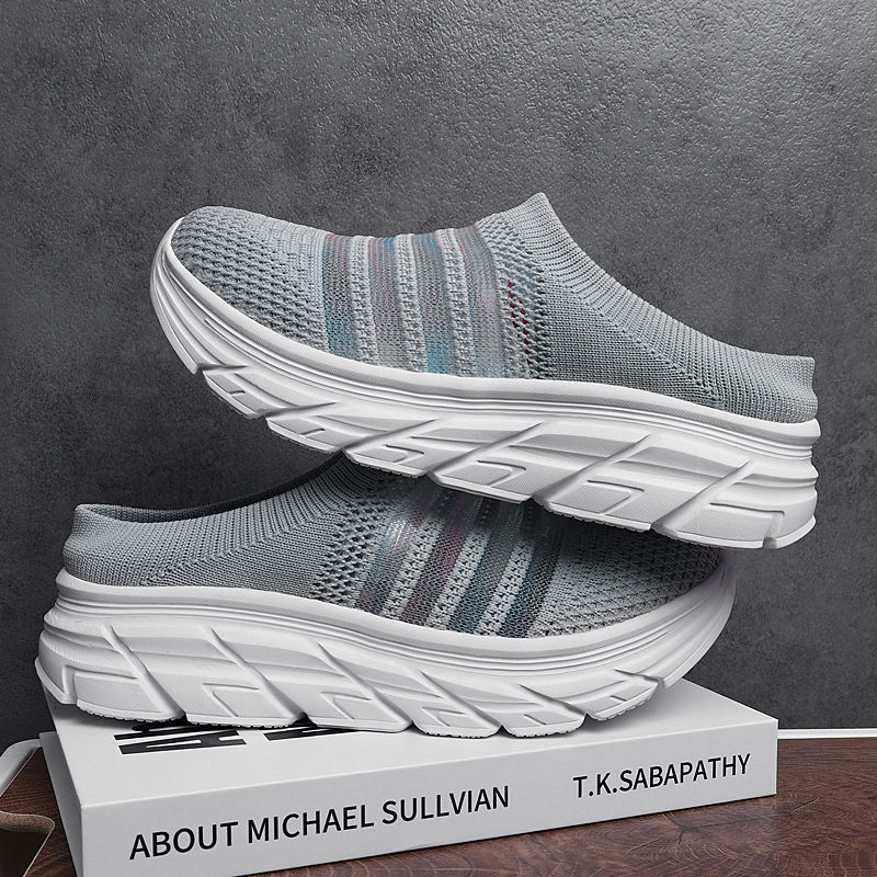 Women’s Fashionable All-match Casual Platform Flying Woven Shoes