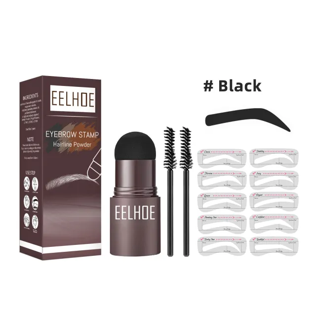 Eyebrow Stencil Set Makeup Eyebrow Powder Black Suit Boxed - Shop at LoveMi