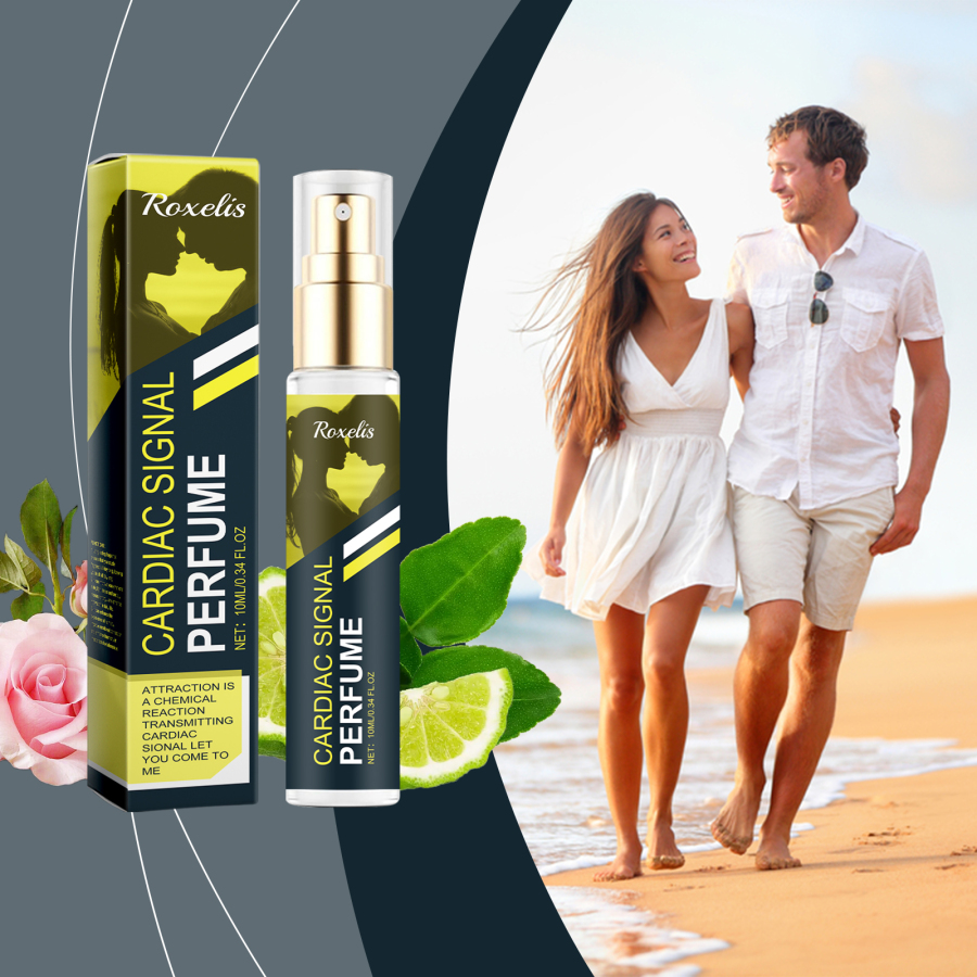 Cardiac Signal Attraction Perfume Spray, Long Lasting Floral Amber Scent Portable Fragrance Mist