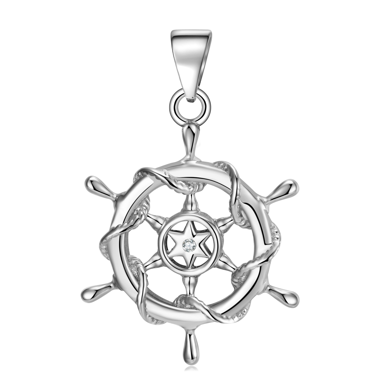 Title 5, Collana S925 Argento Sterling Volante Design Mi...