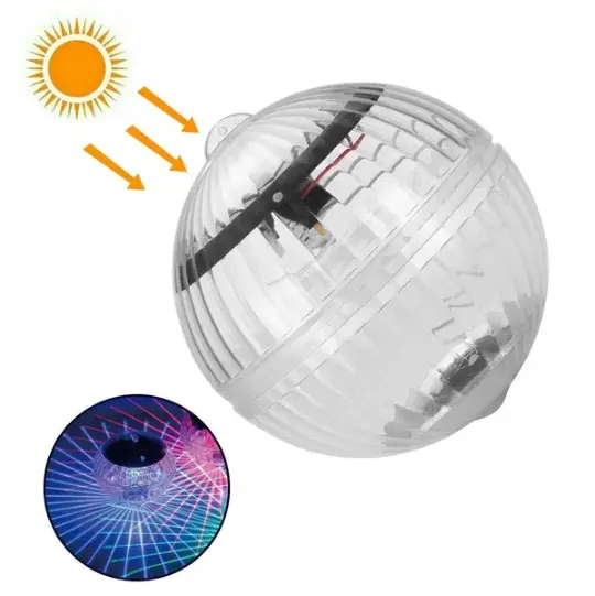Outdoor Solar LED Floating Light Garden Pond