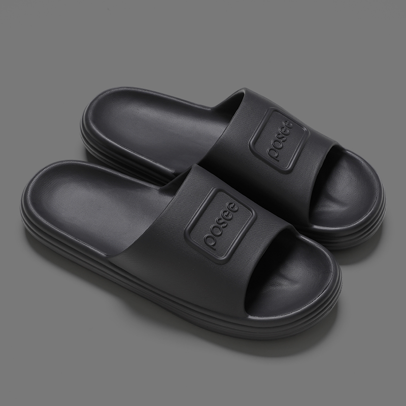 Plastic Soft Sole Home Care Shoes Black - Shop at LoveMi