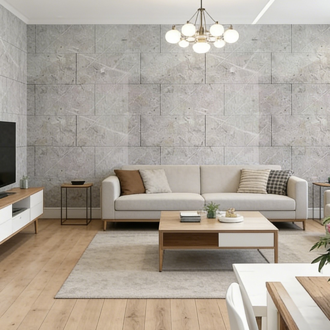 12Pcs PVC Marble Tiles Wall Sticker Self-Adhesive Stick Kitchen Bathroom Decor