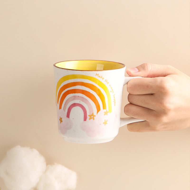 Women's Summer Ceramic Creative Office Coffee Mug