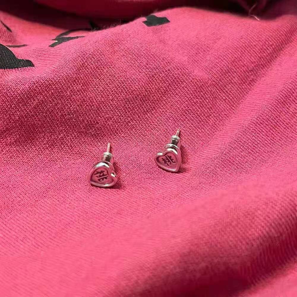 Love Peach Earrings Female Niche Design