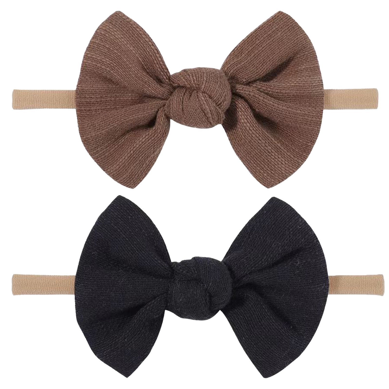 Soft Headbands Baby Girls Nylon Headband With Hair Bow Hairbands Hair Accessories For Newborn Infant Toddler Kids — foto 8
