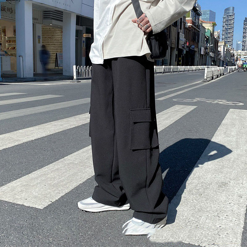 Fashionable Men's Summer Thin Loose Overalls