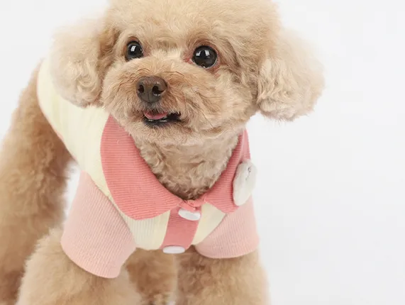 Spring And Summer New Color Thin Cotton Cardigan Pet Pink - Shop at LoveMi