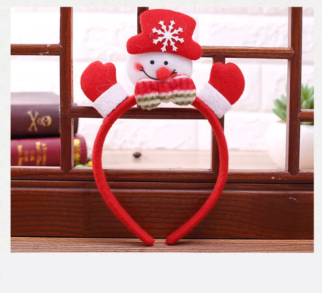 Christmas Non woven Headband Holiday Dress Up Snowman - Shop at LoveMi