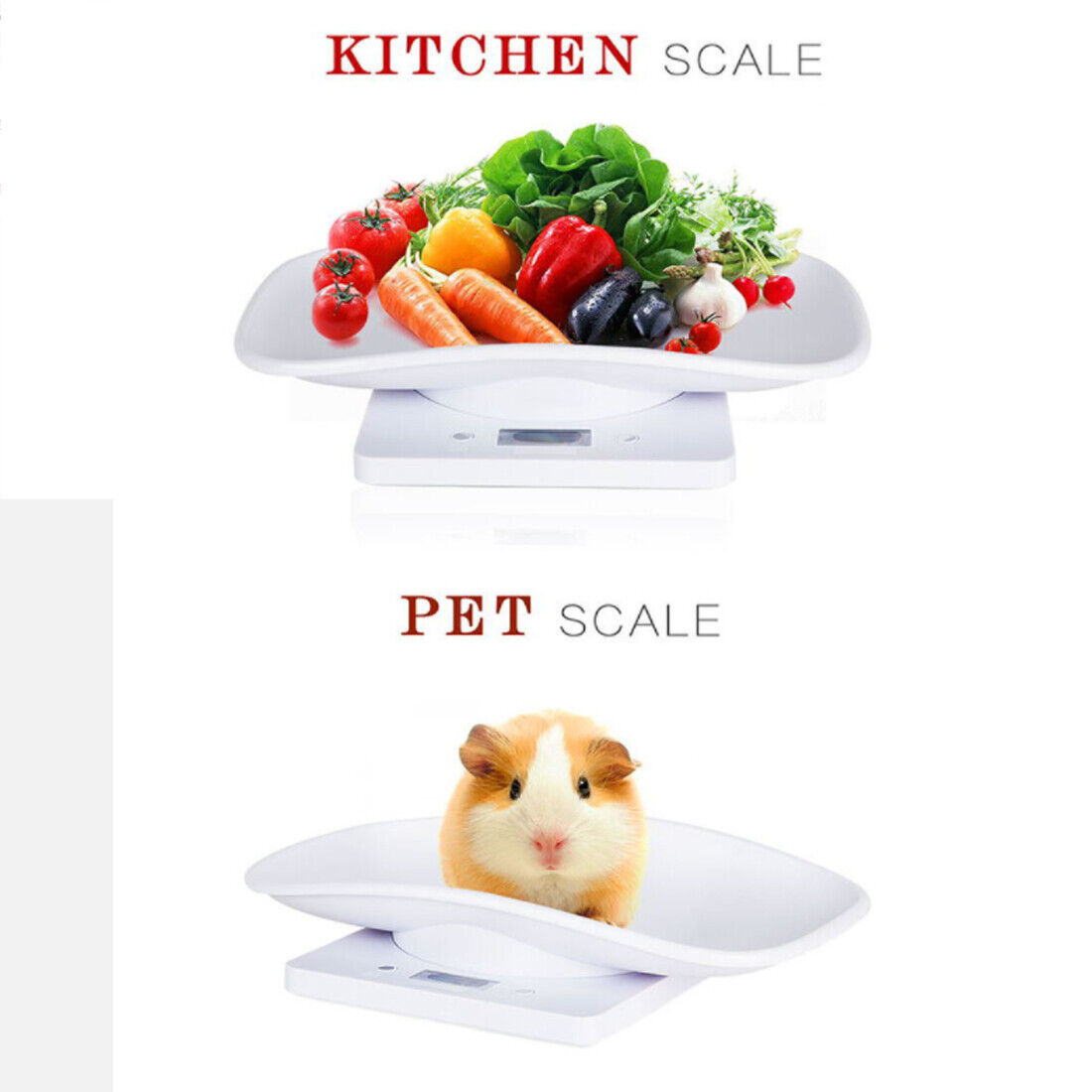 NEW Electronic LCD Digital Cat Puppy Small Pet Weighing Scales Animal Scale — image 6