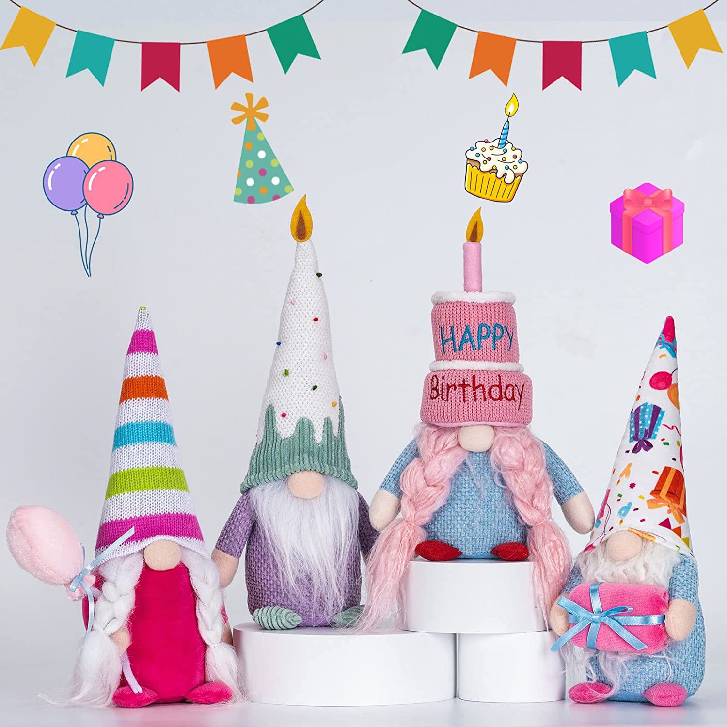 Birthday Plush Elf Decoration Birthday Faceless Doll Ornaments 27 136177bd 625f 468c 8045 01fd10b9e416