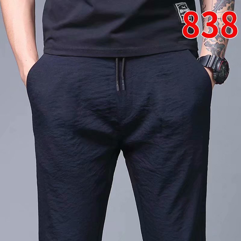 Thin Loose Nine-point Sports Air-conditioned Casual Trousers
