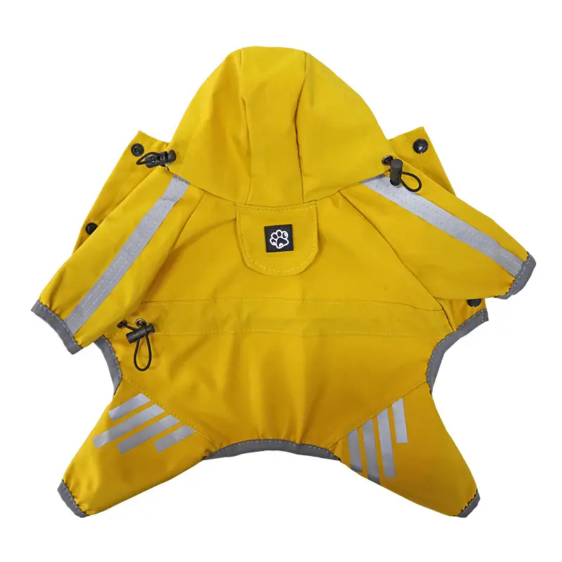 Dog Raincoat Full Package Four Feet Waterproof