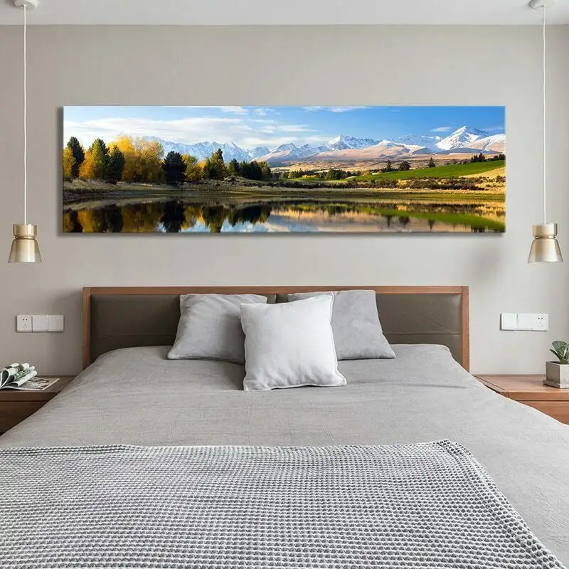 Natural Lake And Mountain Scenery Home Hotel