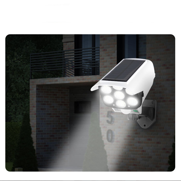 Simulation Surveillance Fake Camera Solar Sensor Wall Light — foto 5