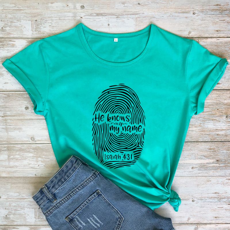 Women's Crew Neck Printed T-Shirt Top
