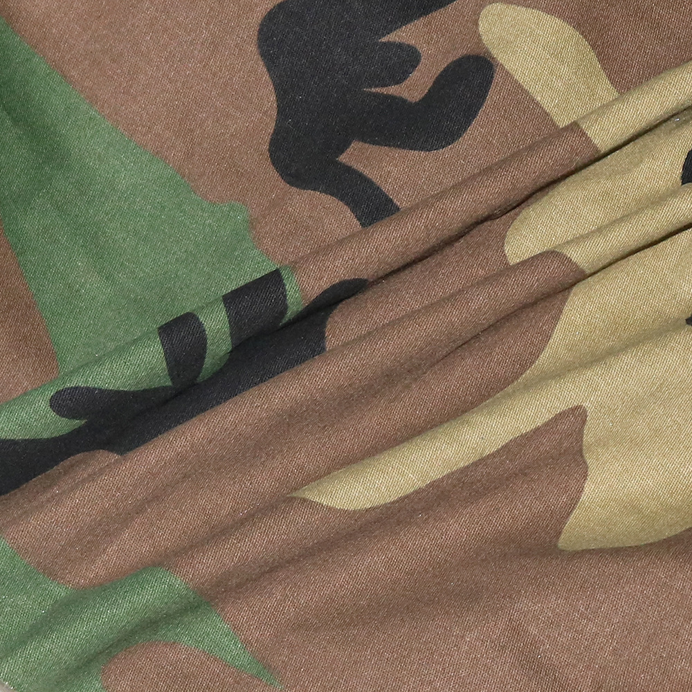 Women's Long Casual Fashion Camouflage Print Top