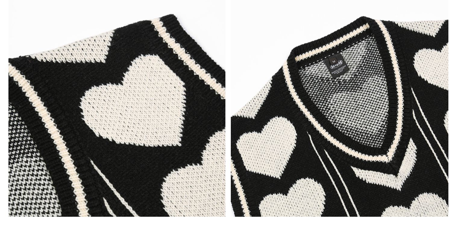 Layered Sweater And Vest Ins Trendy