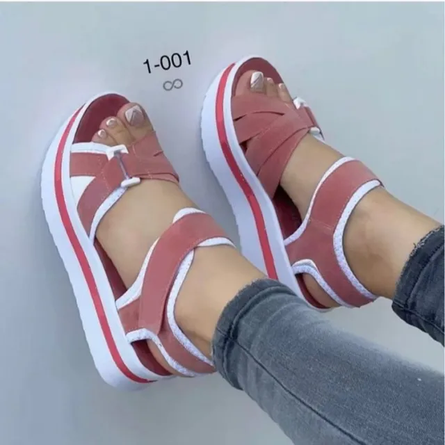 Women's Round Toe Thick Bottomed Flat Bottomed Shoes Pink - Shop at LoveMi