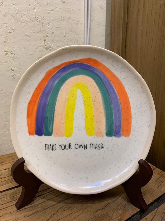 Rainbow 6inch plate