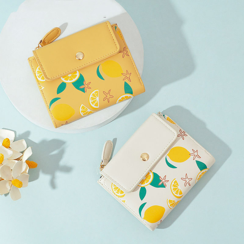 Women's Fashion Simple Tri-Fold Wallet Coin Purse