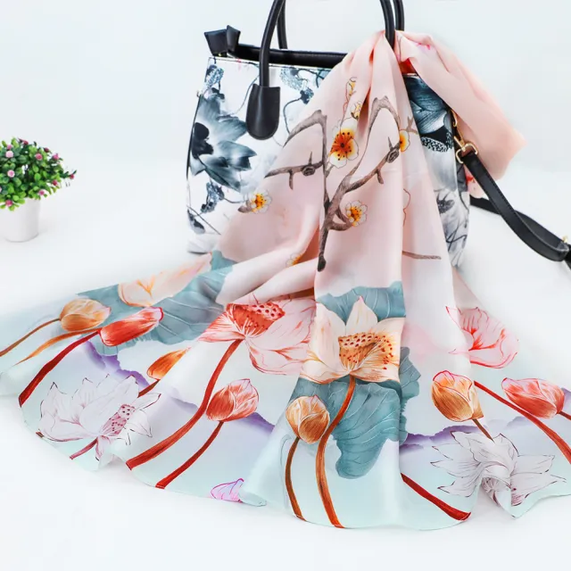 Women's Silk Scarf Shawl Sunscreen Scarf - Shop at LoveMi