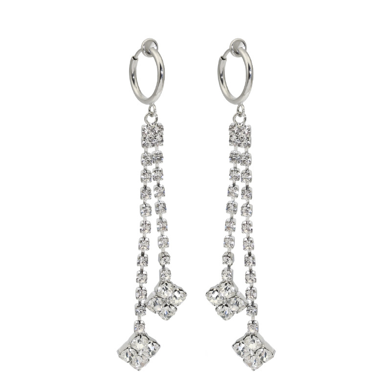 Title 5, Diamond High-grade Earrings Niche Personality ...