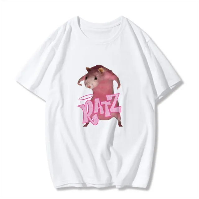 New Gothic Kawaii Print Short Sleeve T shirt White - Shop at LoveMi