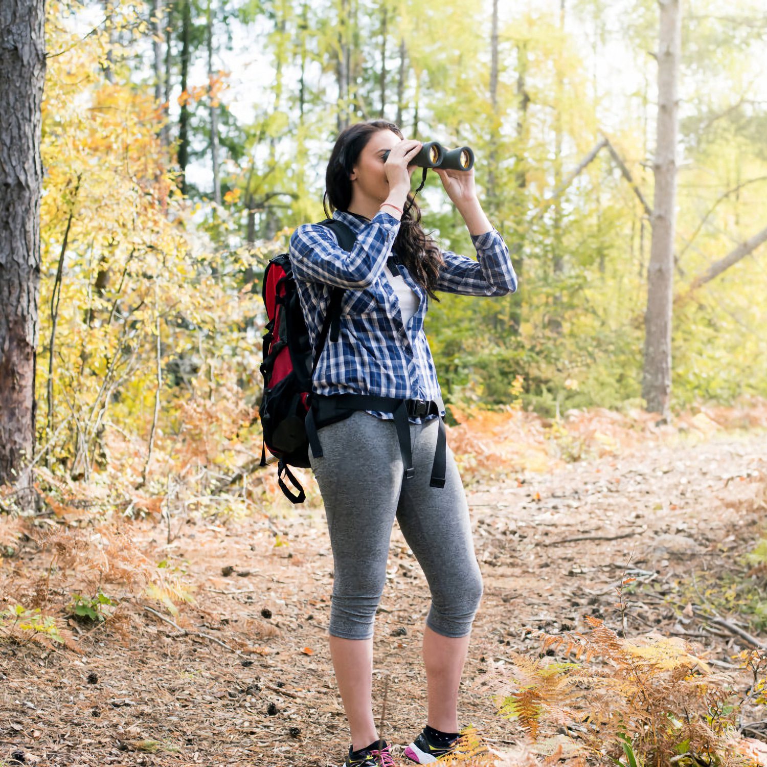 Portable HD Binoculars With FMC Lens Low Light Night Vision Telescope For Bird Watching Hunting Sports Events Concerts Adventure With Shoulder Strap Bag For Spring Summer Outdoor Adventure — foto 10