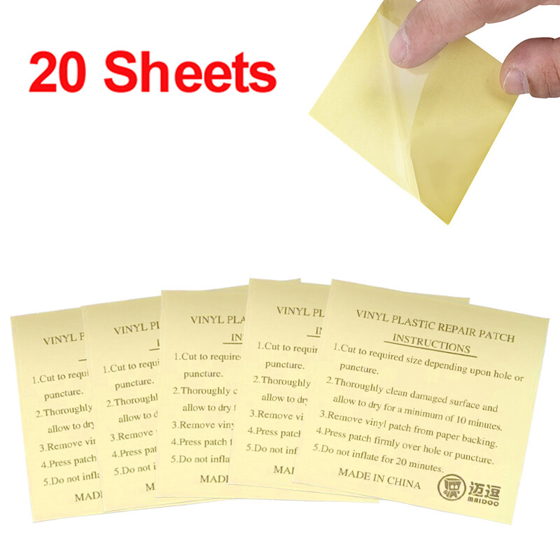 20Pack Inflatable Swimming Pool Puncture Repair Patch Kit Airbed Lilos Pool Toy