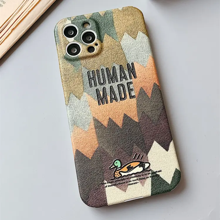 Tide Brand Camouflage Embossed Couple Mobile Phone