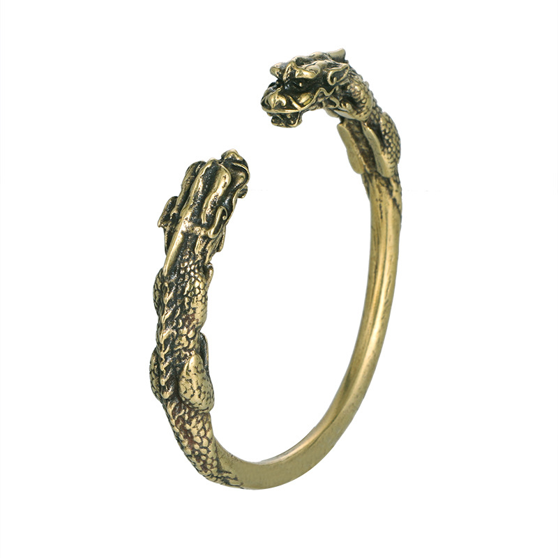 Vintage Do Old Style Double Head Bracelet