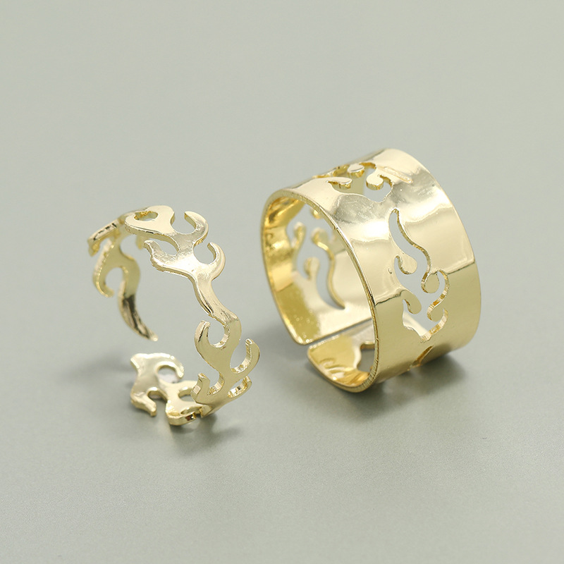 Popular Nude Gold Fashion Personality Ring