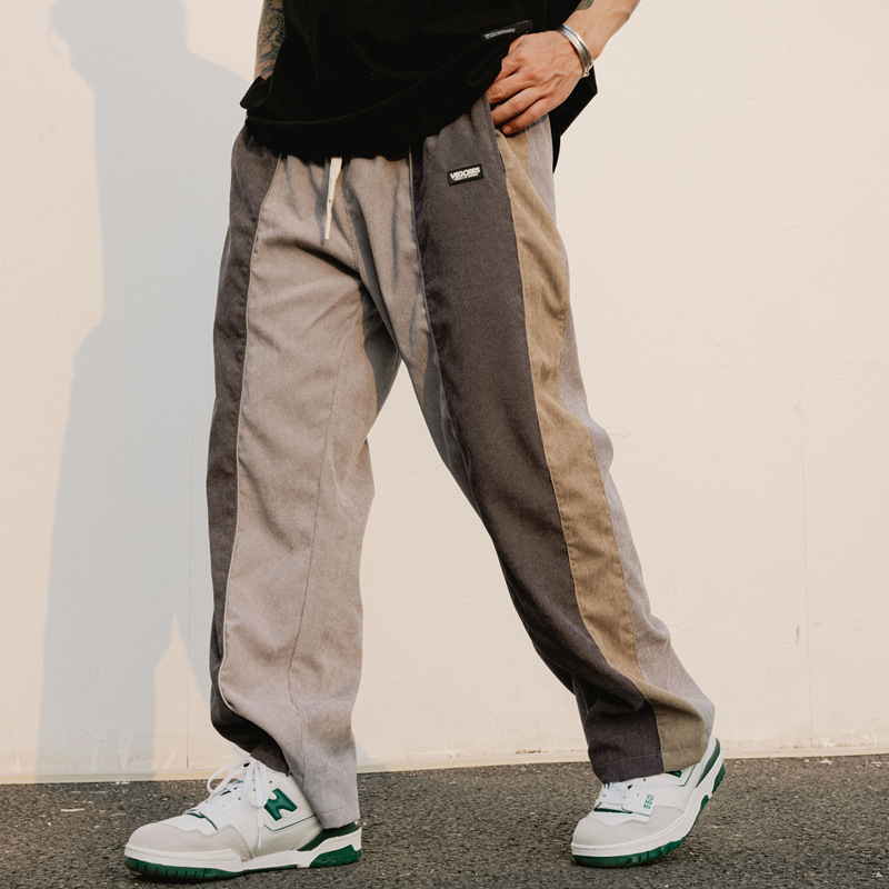 Title 4, Retro-Colorblock-Straight-Sporthose