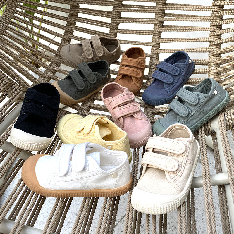 Spring And Autumn Retro Casual Children Canvas Shoes
