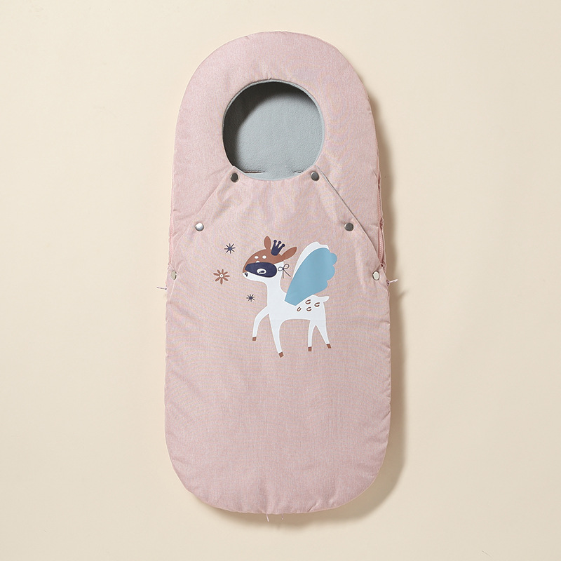 Autumn And Winter Rocking Fleece Thickened Warm Baby Anti-kicking Divine Sleeping Bag — foto 6