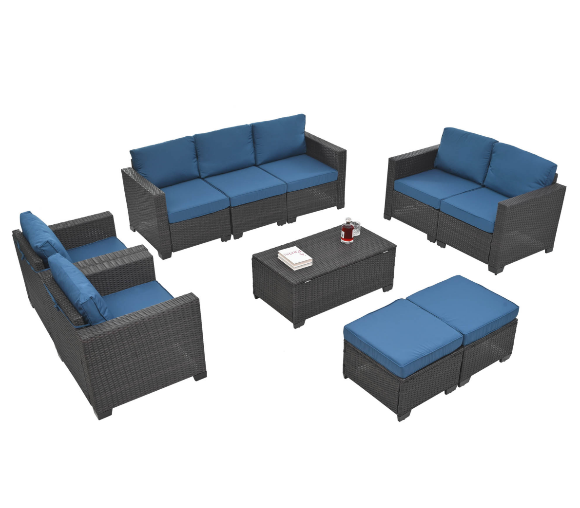 10 Piece Patio Furniture Set - Picture 12 of 13