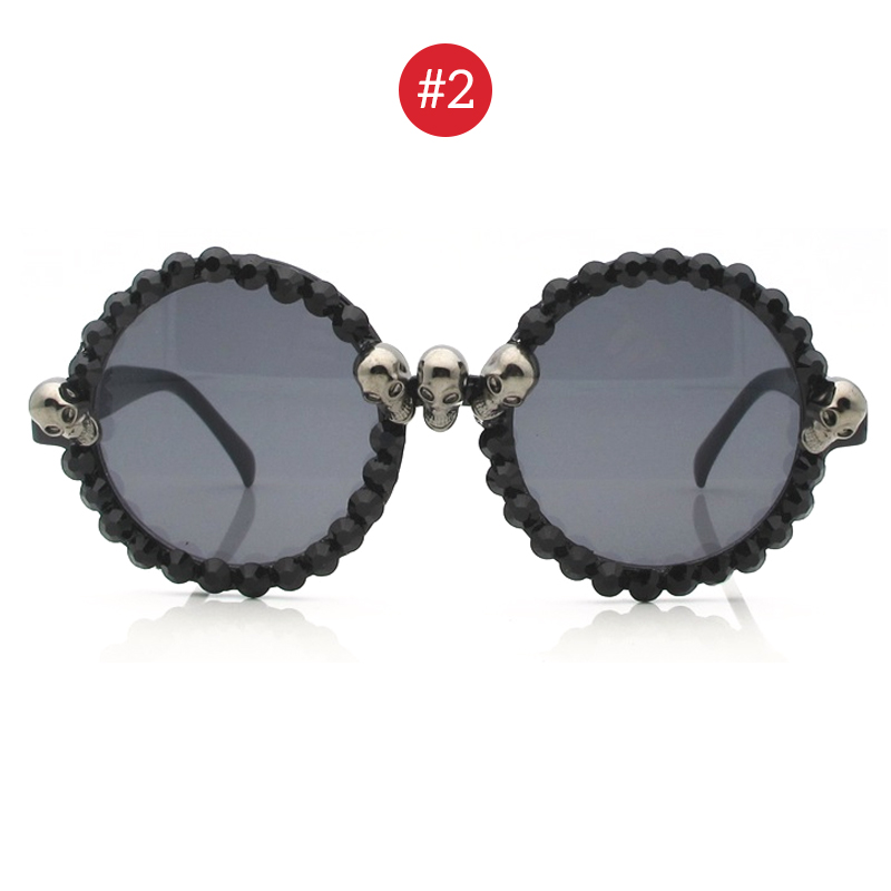Round Skull Sunglasses