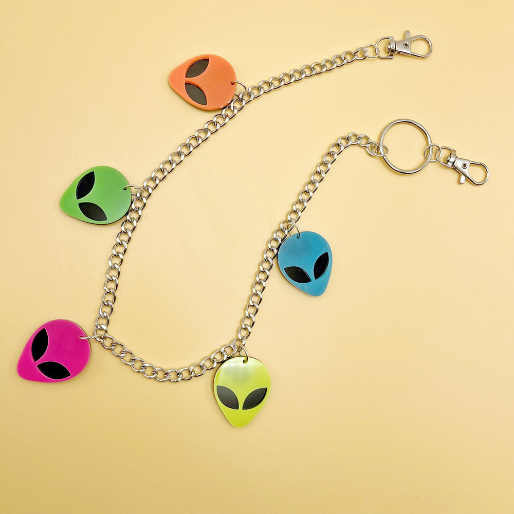 Hip Hop Trend Metal Single Layer Men's And Women's Pants Waist Chain