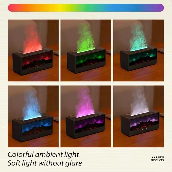 Large Capacity Creative Flame Humidifier Volcano Aromatherapy Machine Smoke — image 2