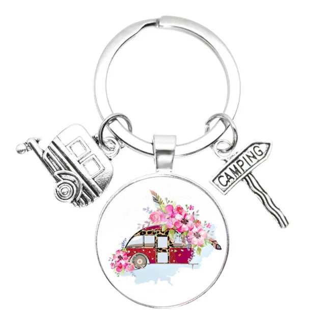 Time Gem Keychain Good Friend Happy Wild Camping Pendant 23Style - Shop at LoveMi