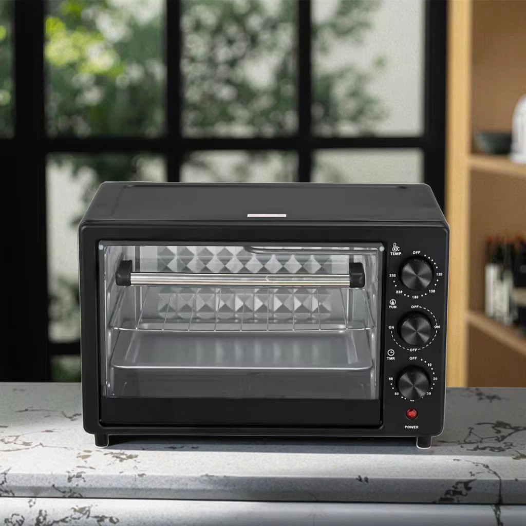 22L Electric Oven Grill Countertop Mini Toaster Pizza Oven W Temp Timer