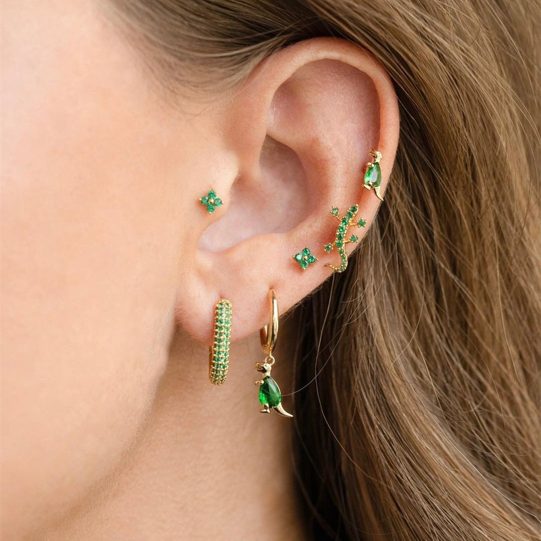 Fashion Micro Set Zircon Dinosaur Animal Jewelry