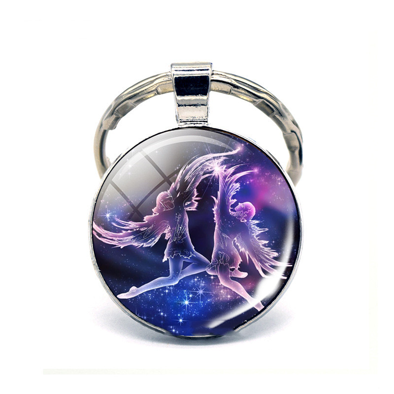 Twelve Constellation Keychain Birthday Gift Gemini - Shop at LoveMi