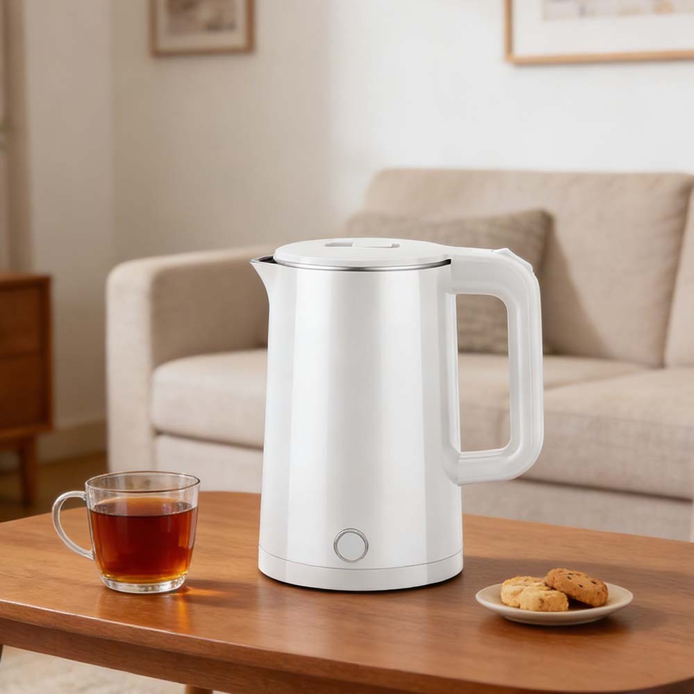Cordless Electric Kettle 2L 1500W Stainless Steel Jug Overheat Protection 360 — image 8