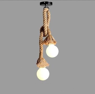 Hemp Rope Chandelier