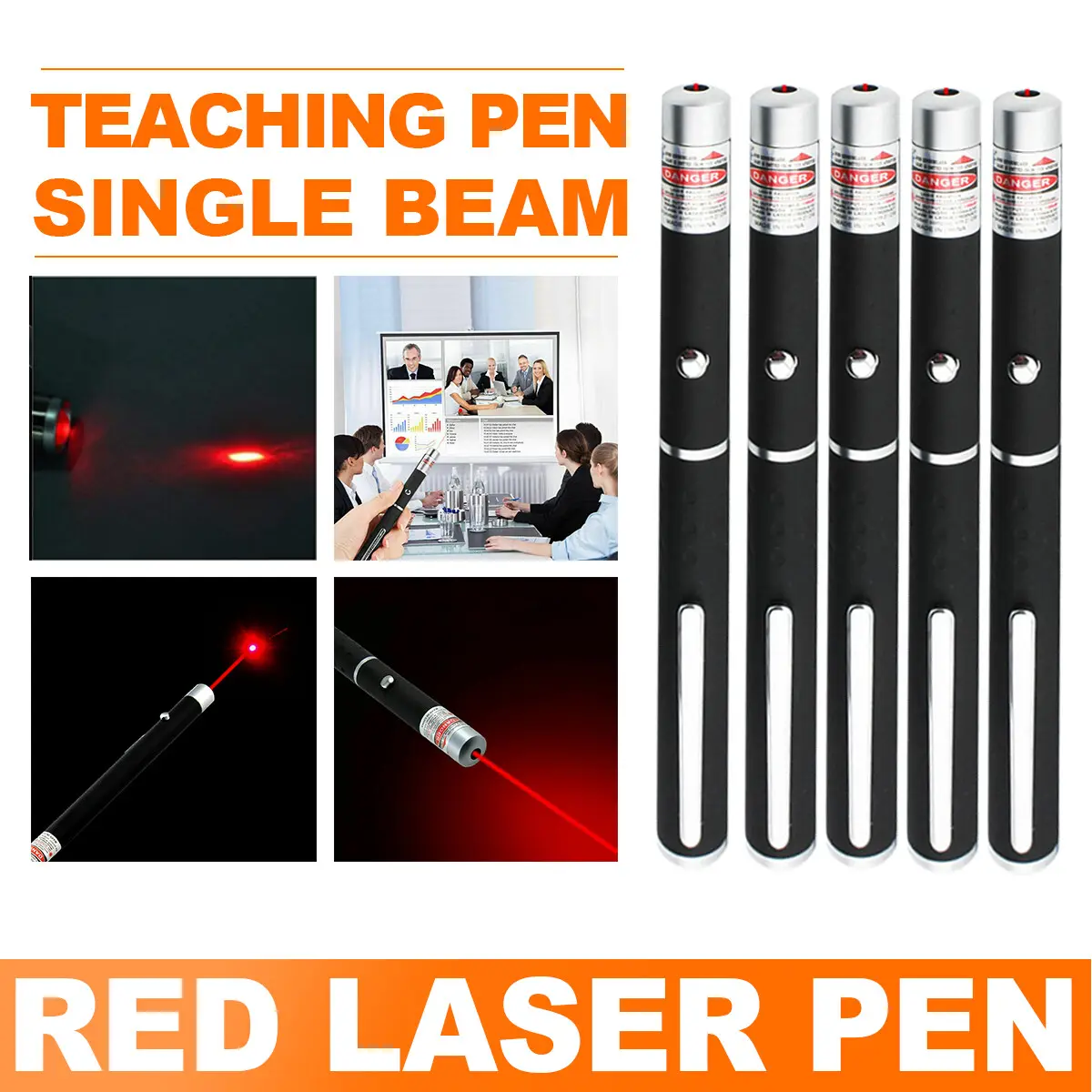 650nm Red Laser Pointer Pen Light Visible